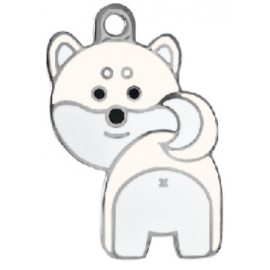 Thérèse Tags- 可愛柴犬(白)